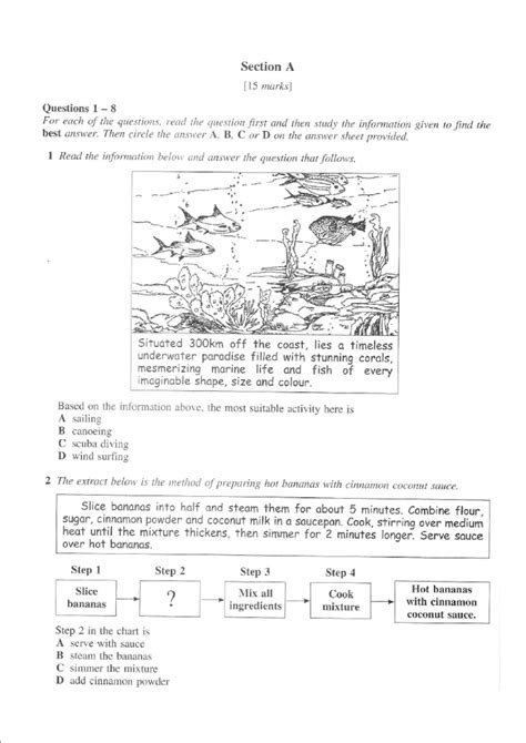 Bi paper 2 spm trial 2013. SPM 1119 English Thinkers: SCHOOL TERM 1: EXERCISE