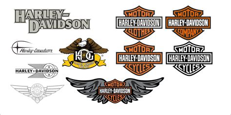 Harley Davidson Logo Vector Set Free Cdr Vectors Art