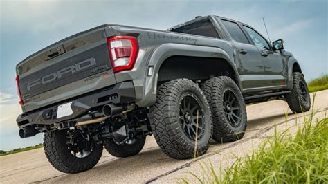 Hennessey Velociraptor 6x6 Six Wheeled Super Truck Unveiled The