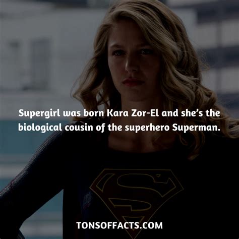 She Was Born Kara Zor El And She S The Biological Cousin Of The Superhero Superman Supergirl