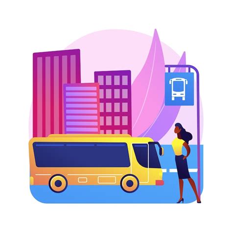 Free Vector Public Transport Illustration