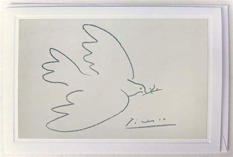 Kunstkarte Picasso Die Friedenstaube Amazonde Bürobedarf And Schreibwaren