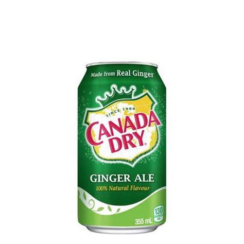 Canada Dry 330ml Ginger Ale Soda Loads Of Water