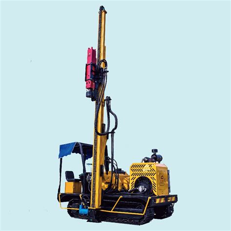 Road Safety Maintenance Drop Hammer Pile Driver For Highway Guardrail Construction Solar Ground