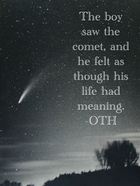 Comet Leyton Life Love Lucas Scott Meaning Novel One Tree Hill