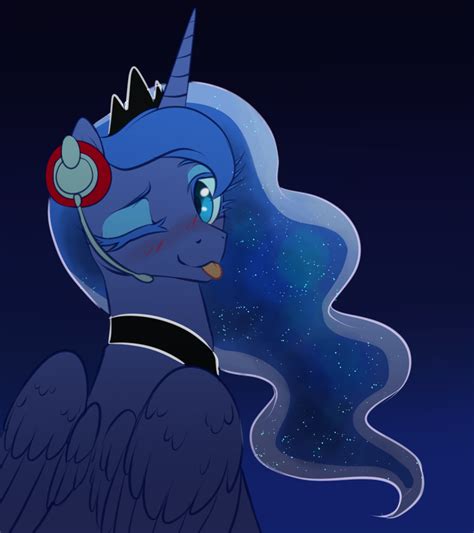 Gamer Luna By Momomistress Mlp Pony Mlp Fan Art Princess Luna