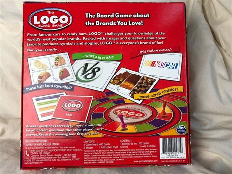 The Logo Board Game By Spin Master The Board Game About The Brands You