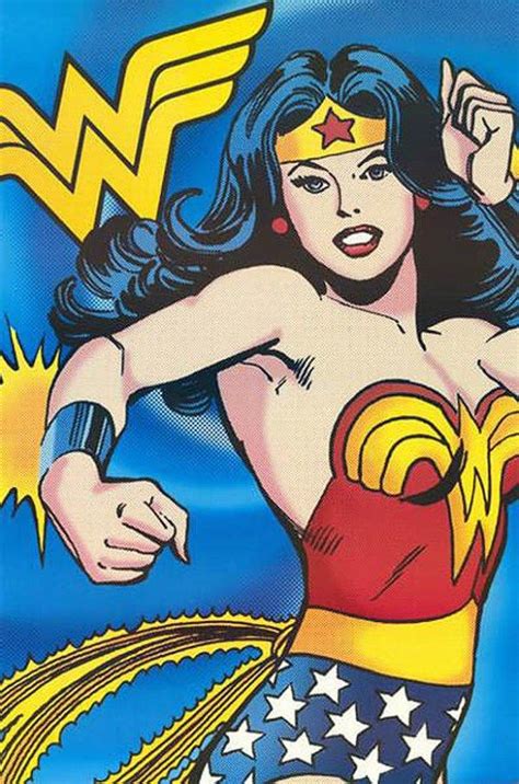 A Retro Wonder Woman Poster Makes For A Fabulous Focal Point For A Food