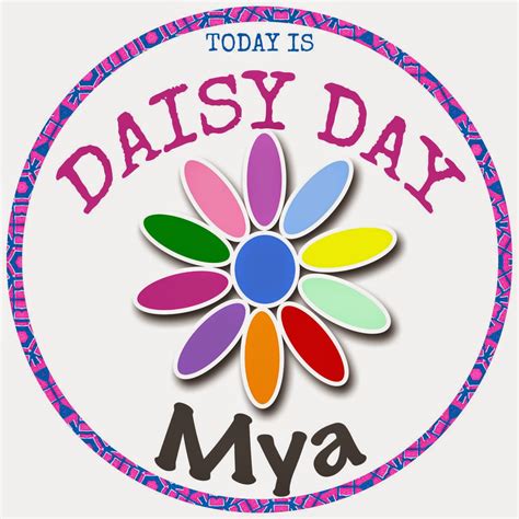 My Fashionable Designs Daisy Day Free Printable Button