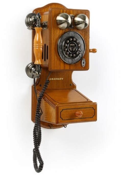 Retro Vintage Telephone Wall Mount Phone Country Kitchen