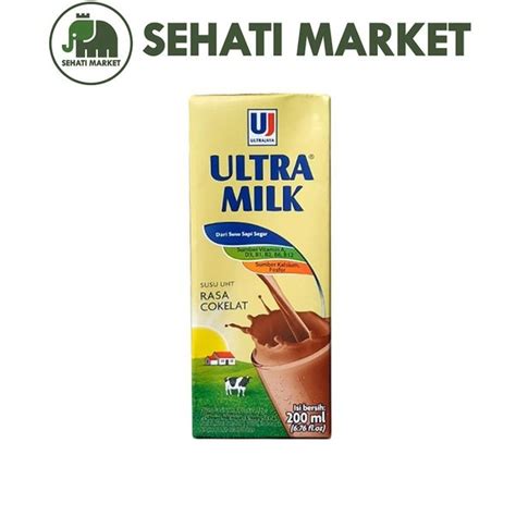 Jual Ultra Milk Susu Uht Rasa Cokelat 200ml Di Lapak Sehati Market Bukalapak