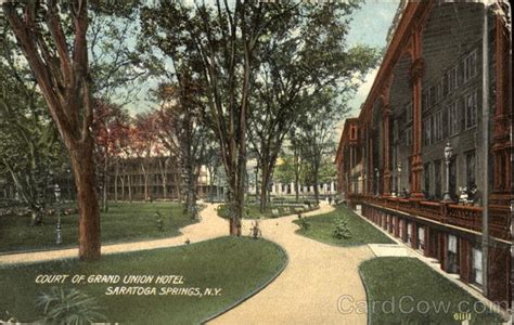 Court Of Grand Union Hotel Saratoga Springs Ny