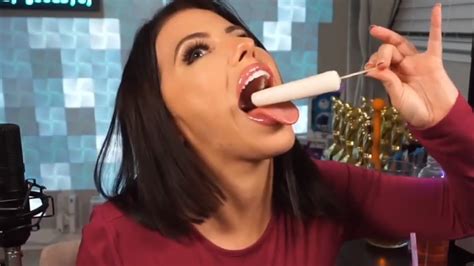Adriana Chechik Having Fun With A Popsicle Youtube
