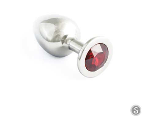 Rosebud Butt Cristal Xl Red Magma S Jeweled Butt Plug Transparent