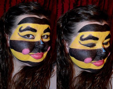 Makeup For Bumble Bee Costume Bumble Bee Costume Bee Costume Face