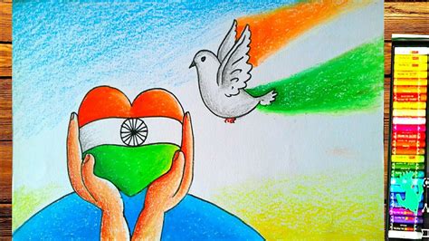 How To Draw Republic Day Drawing Easy Independence Day Otosection