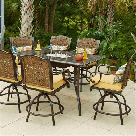 Top 25 Of Outdoor Bar Height Table And Chairs