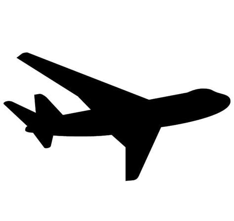 Airplane Silhouette Ai Eps Vector Uidownload