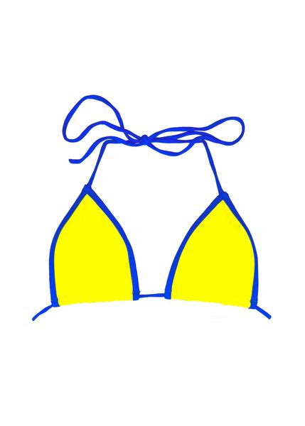 Yellow Bikini Tops Yellow Triangle Bikini Tinye Swimwear