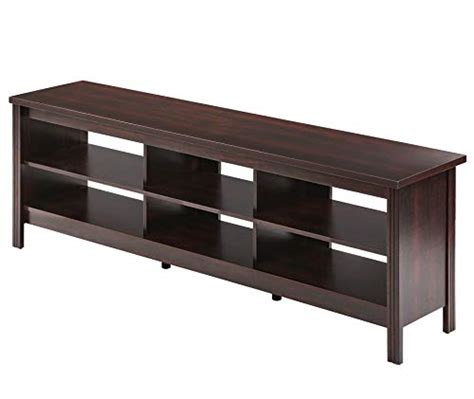 Fitueyes Farmhouse Wood Tv Stands For 75 Inch Flat Screen Storage