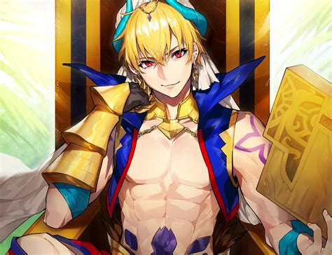 All Male Armor Blonde Hair Book Cropped Fategrand Order Fate Series