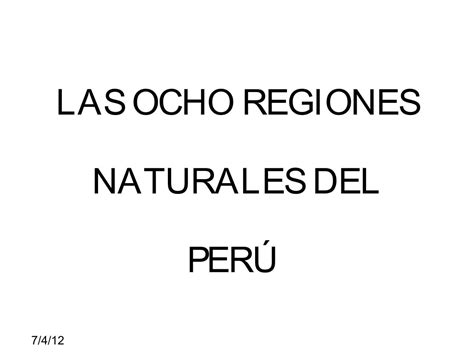Calaméo Las Ocho Regiones Naturales Del Perú