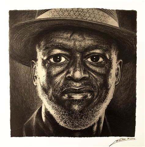 Portrait Of A Black Man Drawing Portrait Painting Cool Drawings