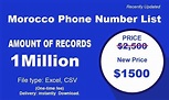 Liste des numéros de téléphone au Maroc | Dernière base de données de ...