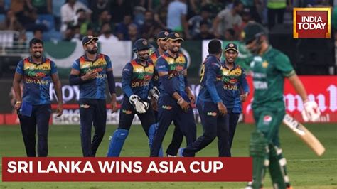 Sri Lanka Beats Pakistan By 23 Runs In Final Of Asia Cup 2022 Youtube