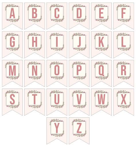Printable Big Letters For Banners