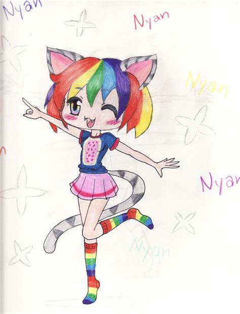 Nyan Cat Girl By Missmaggiejoxoxo On Deviantart