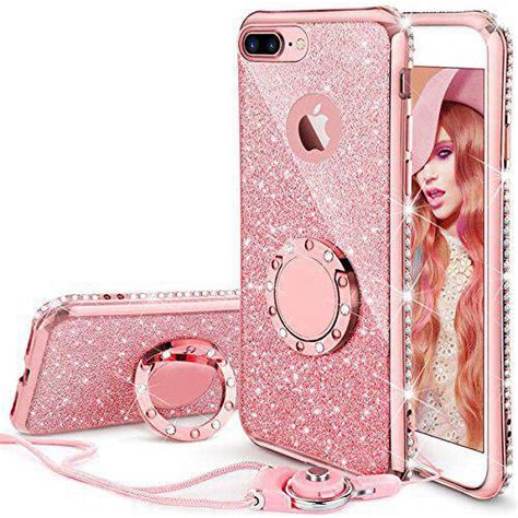 For Apple Iphone 8 Case Slim Soft Tpu Luxury Glitter Bling Rhinestone