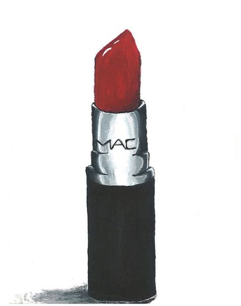 How To Draw Mac Lipstick