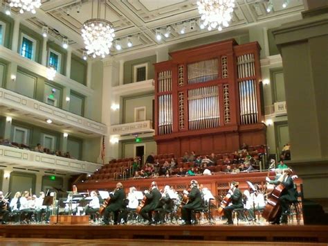 The Nashville Symphony Playing Inside The Schermerhorn Symphony Center