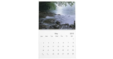 Where I Want To Bebeautiful Scenic Nature Calendar Zazzle