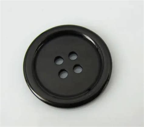 15mm Round Resin Black Buttons 4 Holes Acryl Sewing Buttons Sewing Diy