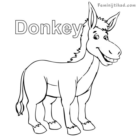 Shrek Donkey Coloring Page Details Coloring Page Guide