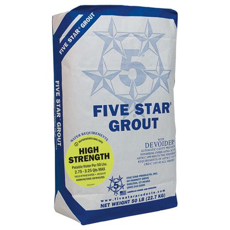 High Strength Grout Five Star Products