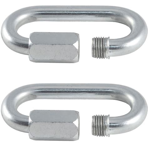 2x 8mm Stainless Steel Quick Link Wire Ropechain Link Carbine