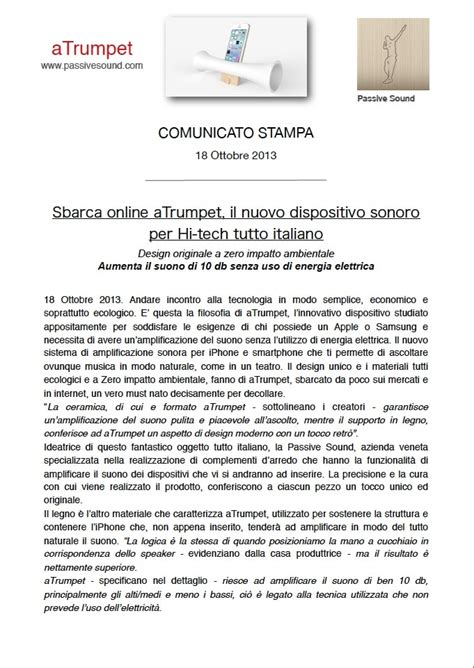 Realizzazione Comunicati Stampa