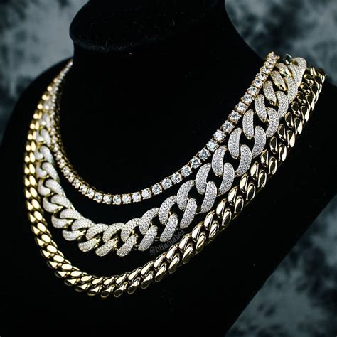 Quavo Choker Chains Set in Gold - Bling Label