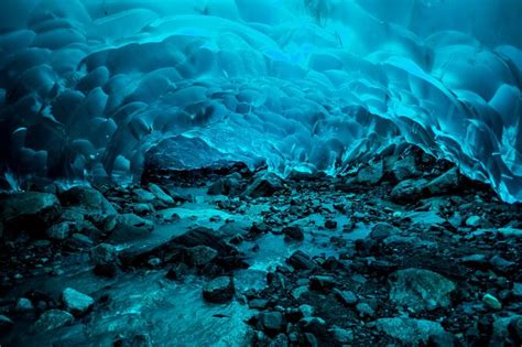 Mendenhall Glacier Amazing Sceneries And Pictures Cavernas De Gelo