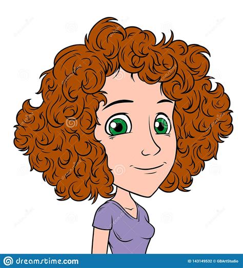 Our housewife cartoon character is good at running the household. Cartoon Girl Character Portrait Vector Avatar Stock Vector ...