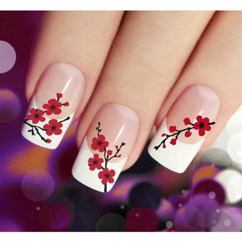 Japanese Cherry Blossom Sakura Nail Art Nail Art Ideas