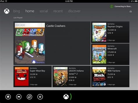 Use Microsofts New Smartglass App To Control An Xbox 360 With Your