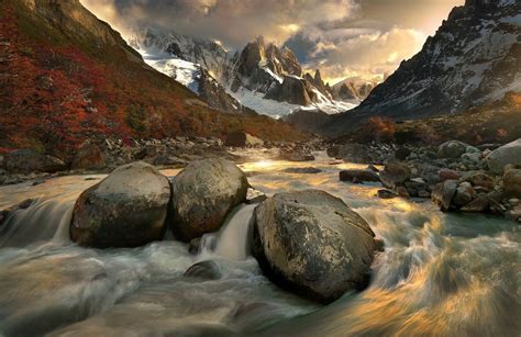 Brown And Black Stone Fragment Photography Landscape Nature Morning