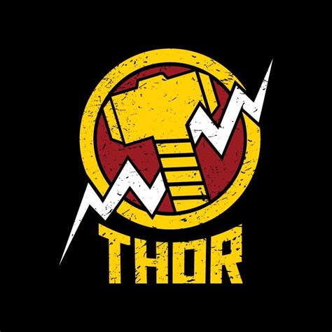Thor Hammer T Shirt Buy Marvel Merch The Souled Store Fondos De