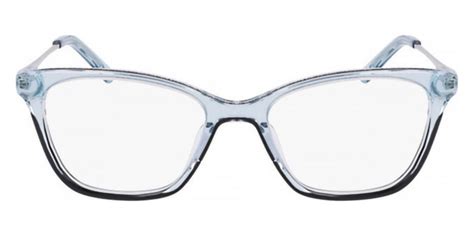 bebe™ bb5203 500 52 blue crystal eyeglasses