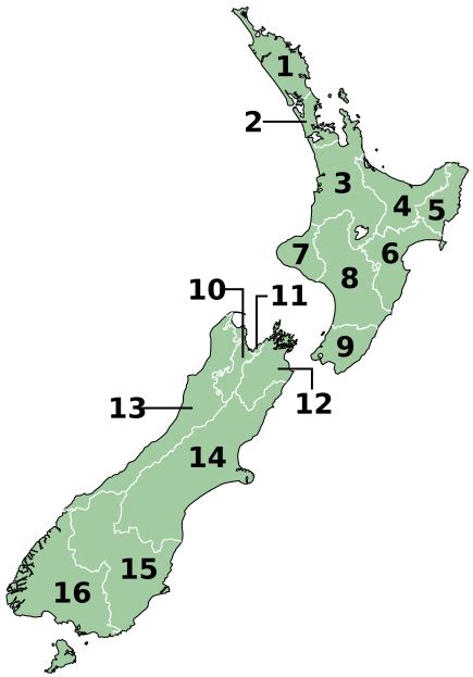 Regions Of New Zealand Wikipedia
