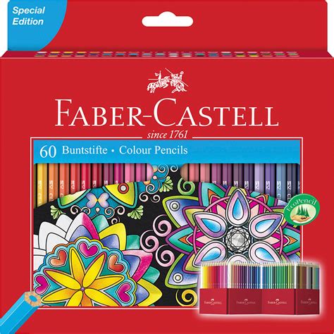Цветни моливи Faber Castell Специално издание 60 цвята Emagbg